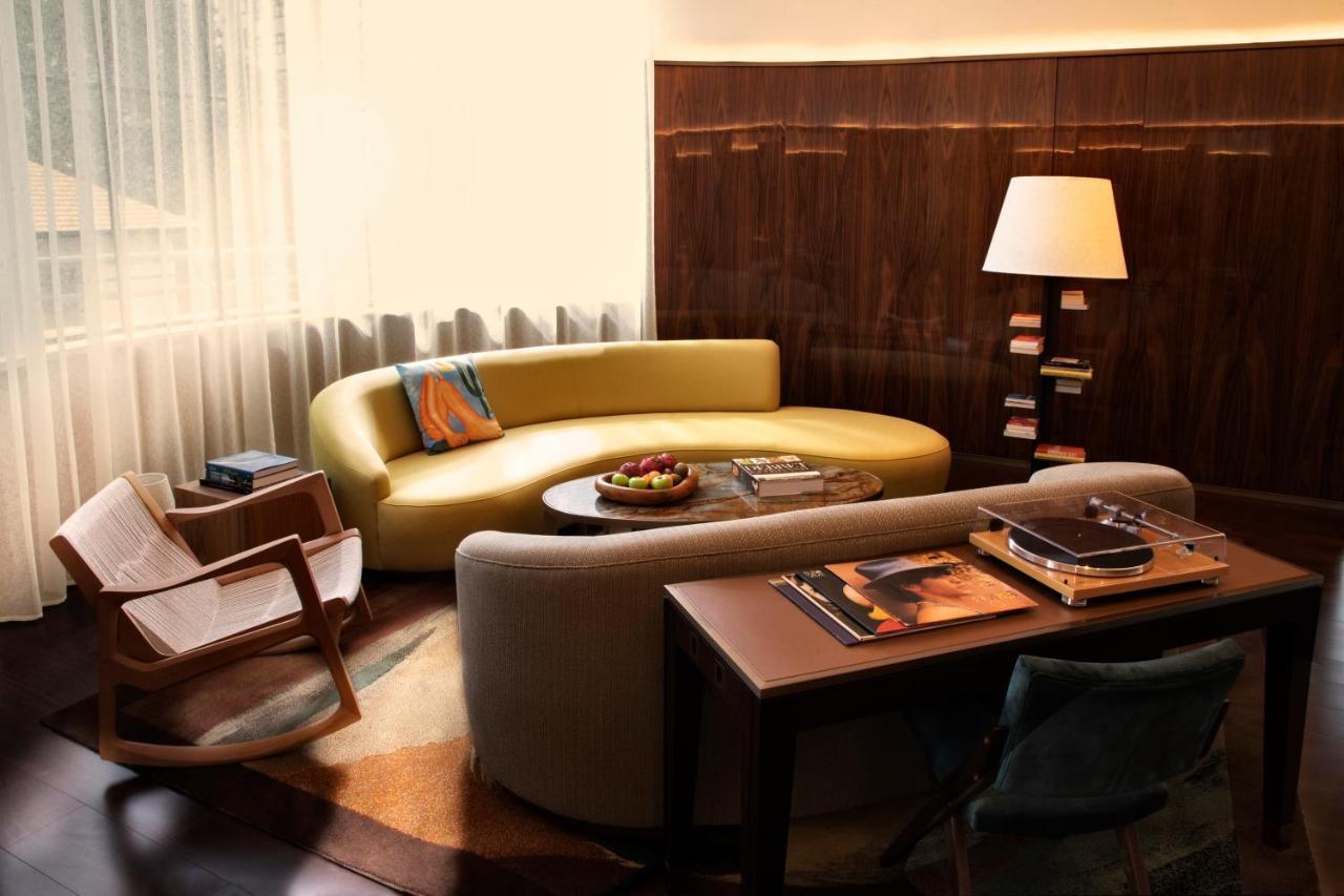 Rosewood Sao Paulo 호텔 외부 사진 A living room at the Mandarin Oriental, New York