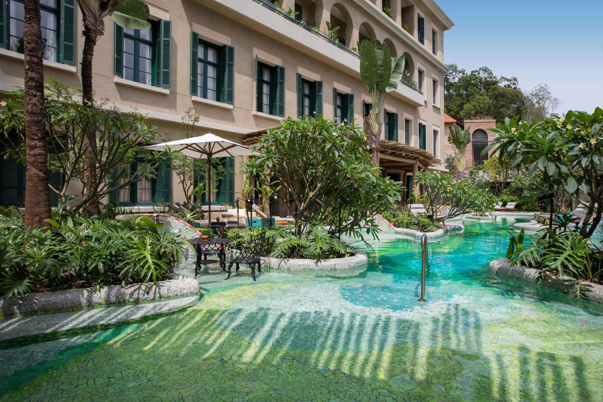 Rosewood Sao Paulo 호텔 외부 사진 The hotel's pool